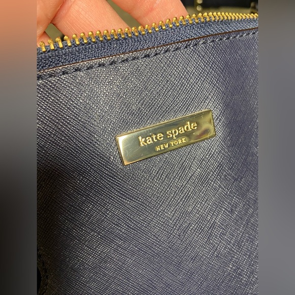 Large Dark Navy Kate Spade Purse - Picture 3 of 8